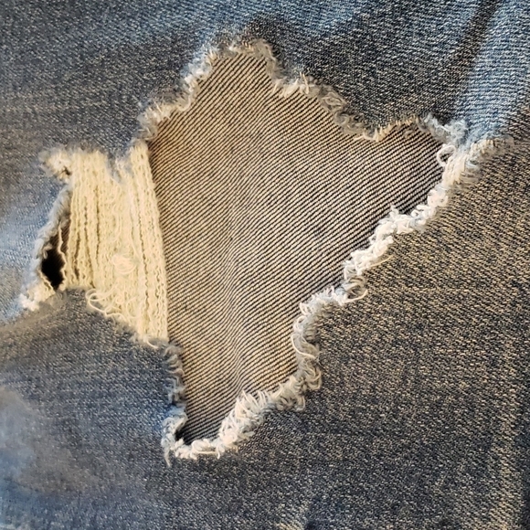 Original Use Slim-fit Tapered Jeans Distressed Broken Knee Jeans 30W/32L - Picture 4 of 9